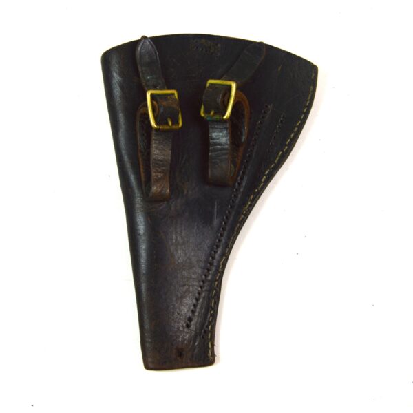 Original British Open Top Leather Revolver Holster, Dated 1957 - Image 2