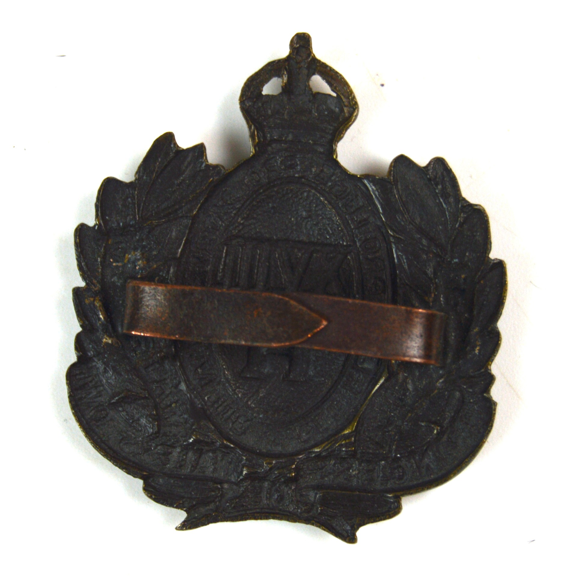 18th (Princess of Wales's Own) Hussars (1903-1910 Pattern) Officer Service Dress Cap Badge, Original - Image 2