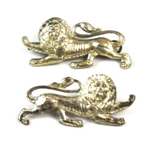 King's Own Royal Border Regiment (1959-2006 Pattern) Officer's Silver Plate Collar Badge