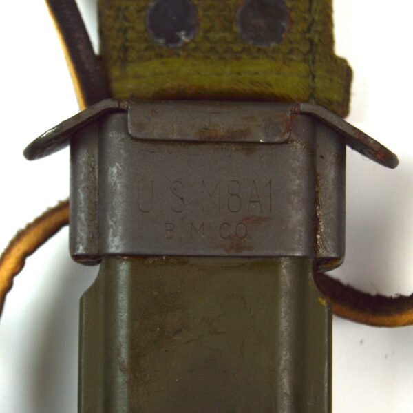 Korean War-Era US M4 Bayonet by Camillus in Beckwith M8A1 Scabbard - Image 4