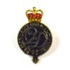 Band of the Queen's Division Enamel Cap Badge, Queen's Crown