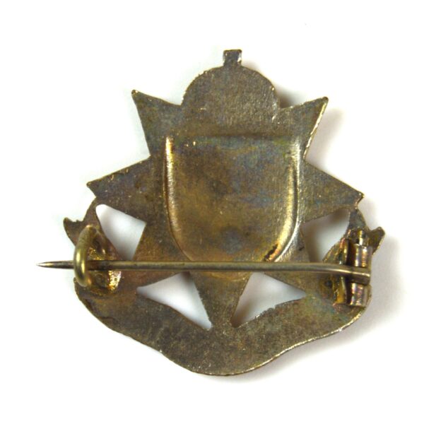 WW1-Era East Surrey Regiment Enamel Sweetheart Brooch - Image 2