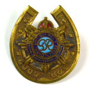 Royal Army Service Corps (1937-1952 Pattern) Enamel Sweetheart Brooch