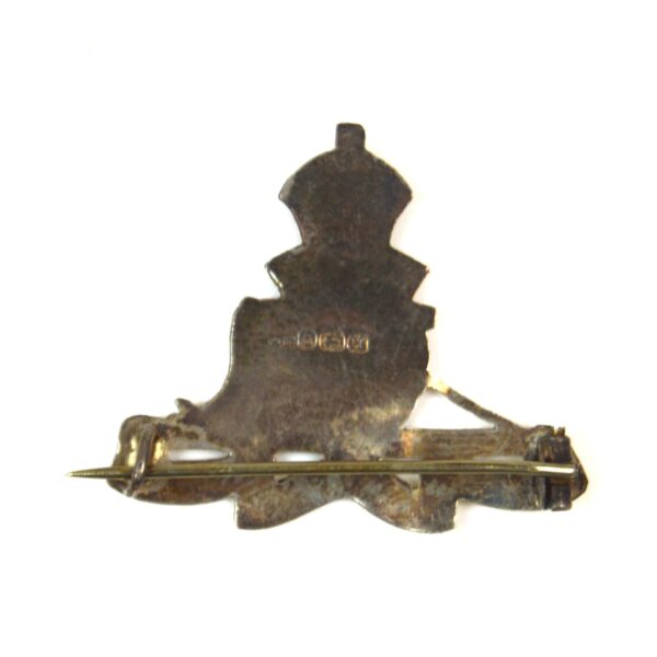 WW1 Royal Artillery Silver Sweetheart Brooch Badge, Hallmark 1915 - Image 2