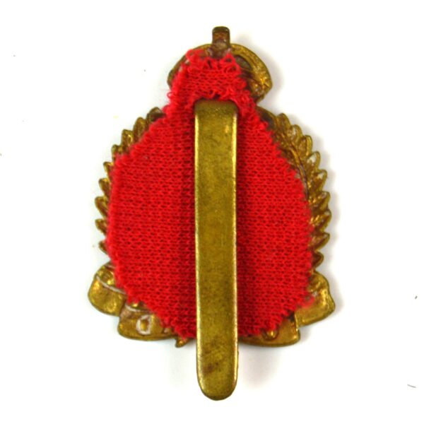 New Zealand Expeditionary Force (WW2 Pattern) Cap Badge, King's Crown, Original - Image 2