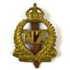 New Zealand Expeditionary Force (WW2 Pattern) Cast Cap Badge, King's Crown, Original