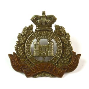 Suffolk Regiment (Pre-1902 Pattern) Cap Badge, Original