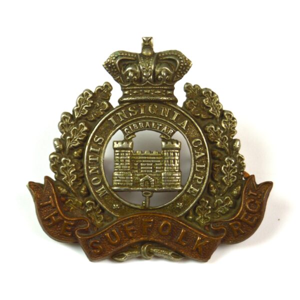 Suffolk Regiment (Pre-1902 Pattern) Cap Badge, Original
