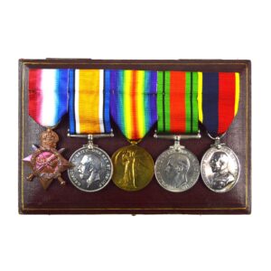 WW1 HAC Territorial Efficiency and Defence Medal Group, Serjeant Phillip Neville Simmons, Honourable Artillery Company