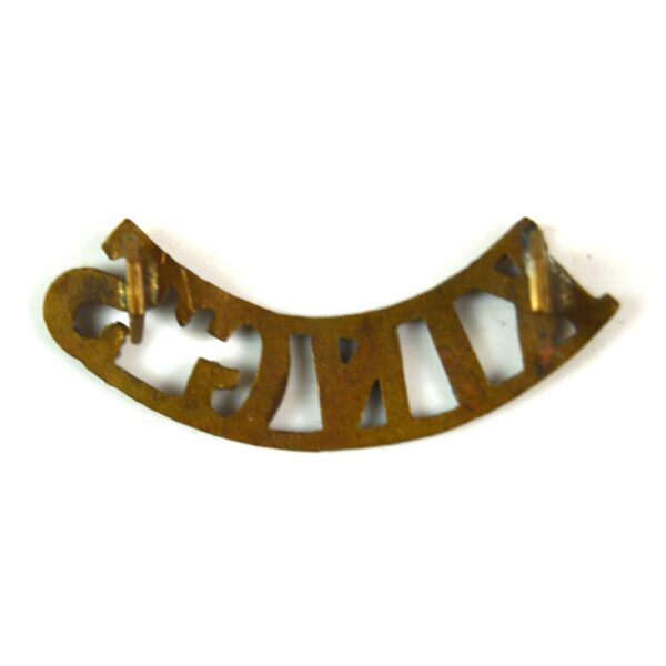 King's Regiment (Liverpool) (KING'S) Brass Shoulder Title - Image 2