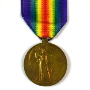 Victory Medal, Gunner John Robert Charlton, Royal Field Artillery