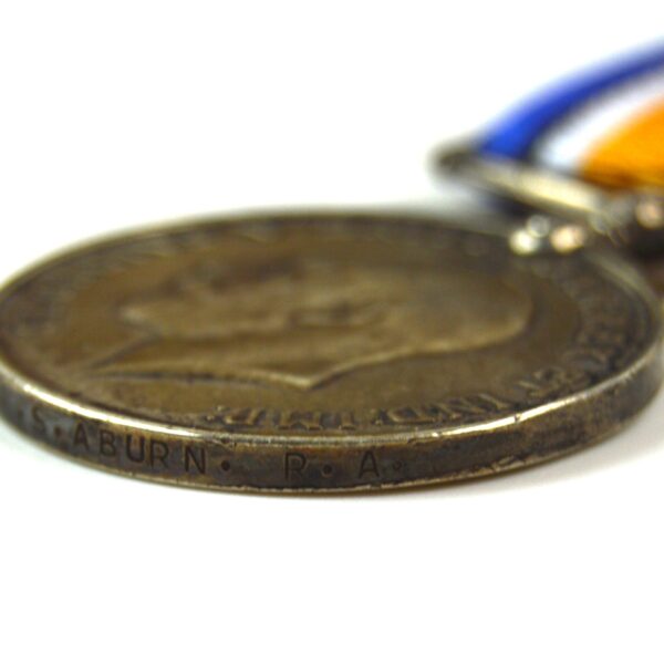 British War Medal 1914-20, Gunner Stephen Aburn, Royal Garrison Artillery - Image 3