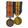 War and Victory Pair, Private Arthur Snow, 4/4th Royal Fusiliers (City of London Regiment)