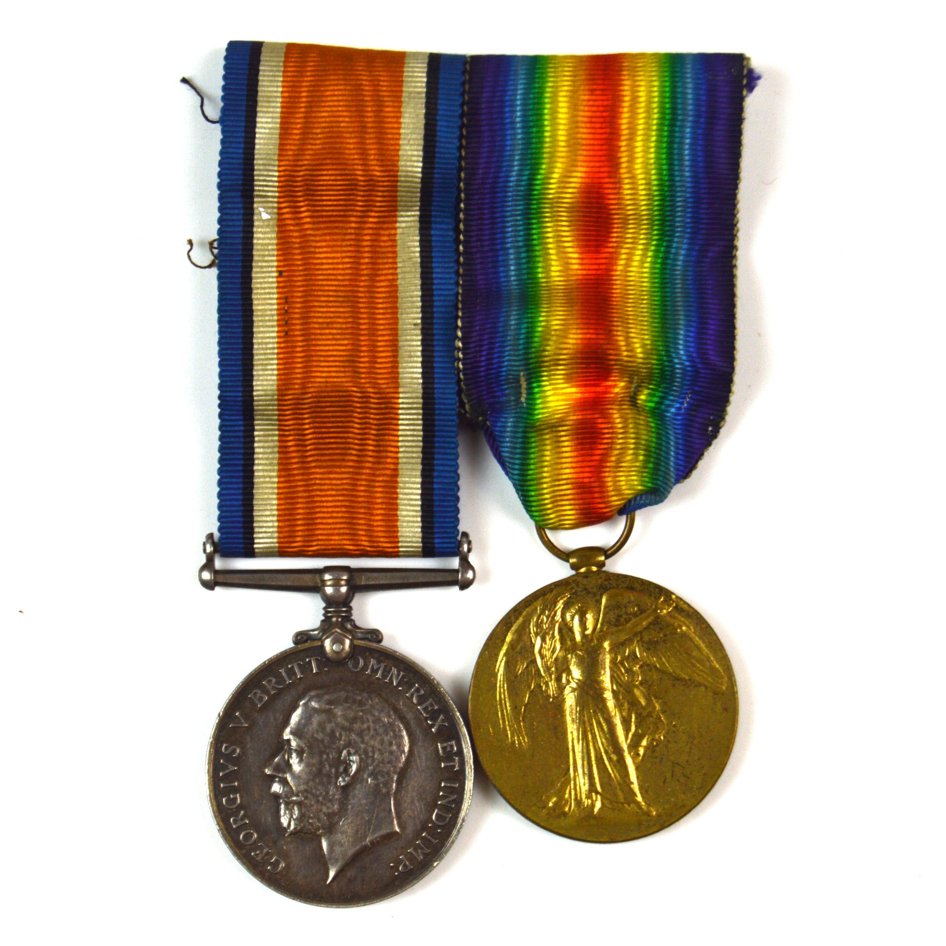 War and Victory Pair, Private Arthur Snow, 4/4th Royal Fusiliers (City of London Regiment)