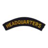 Civil Defence Corps Headquarters Cloth Shoulder Title