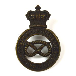 1st Volunteer Battalion, South Staffordshire Regiment (c.1878-1902 Pattern) Glengarry Badge