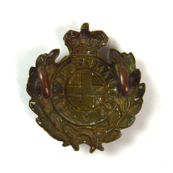 Northamptonshire Regiment (c. 1881-1901 Pattern) Collar Badge, Victoria Crown - Image 2