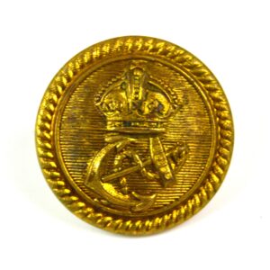 South African Harbours Port Authority Officer's Button (26mm), King's Crown