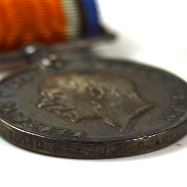 War, Victory and Defence Medal Group, Private John Charles Clarke, Army Veterinary Corps - Image 9