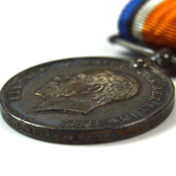 War, Victory and Defence Medal Group, Private John Charles Clarke, Army Veterinary Corps - Image 8