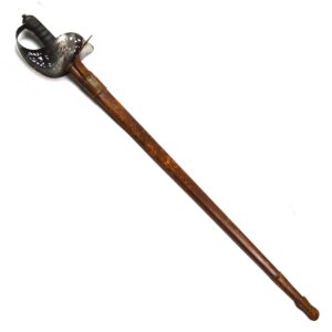 Original British Pattern 1897 Infantry Officer's Sword and Scabbard, Henry Wilkinson, 1914 Dated Serial Number