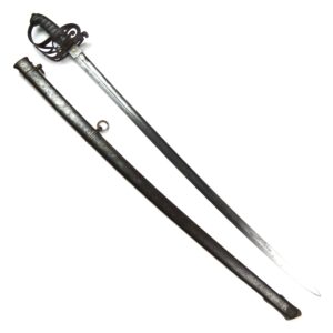Crimean War Era British 1845 Pattern Light Infantry Officers Sword by Wilkinson & Son, Dated 1855