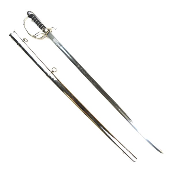 British Royal Artillery Officer's Sword and Scabbard (ERII)