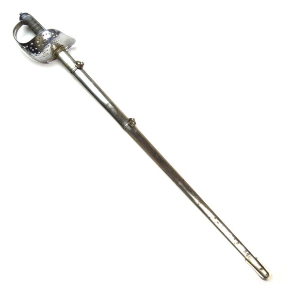 Victorian British Pattern 1897 Infantry Officer's Sword and Scabbard, John Jones & Co. - Image 3