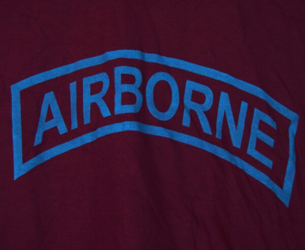 British Airborne Maroon T-Shirt - Image 2