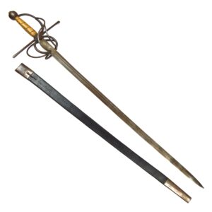 Antique Deschaux Rapier in Scabbard