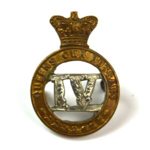 4th Queen's Own Hussars (1896-1901 Pattern) Collar Badge, Original