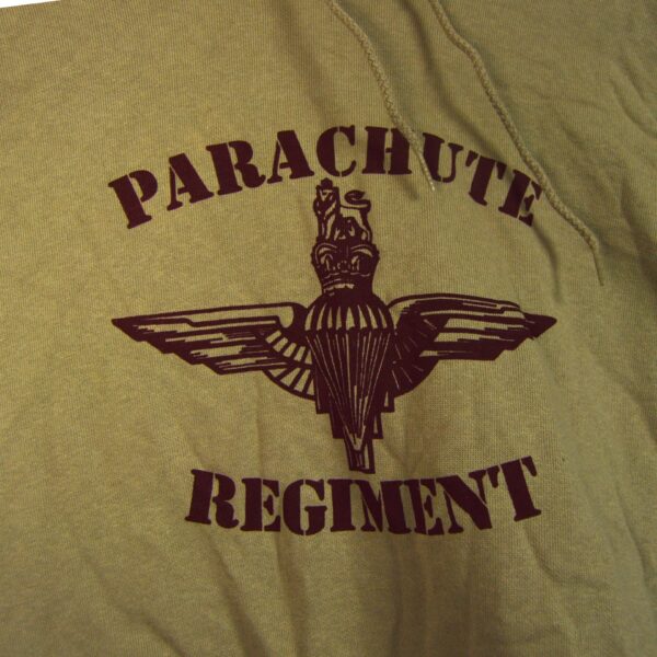 British Parachute Regiment Sand Yellow Hoodie - Image 2