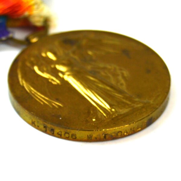 Victory Medal, Petty Officer Stoker Oakley, Royal Navy - Image 3