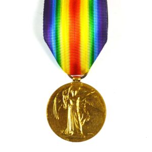 Victory Medal, Private John James Smith, Lincolnshire Regiment