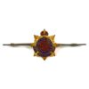 Royal Army Service Corps (1937-1952 Pattern) Enamel Sweetheart Brooch