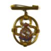 Royal Army Medical Corps Sweetheart Brooch, King's Crown