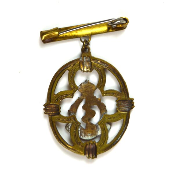 Royal Army Medical Corps Sweetheart Brooch, King's Crown - Image 2