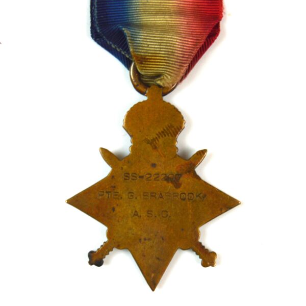 1914-15 Star, Private George Brabrook, Army Service Corps - Image 2