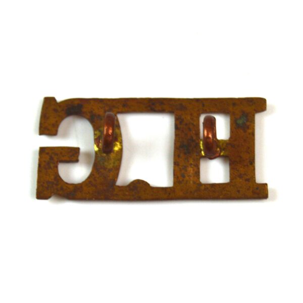 Home Guard (HG) Brass Shoulder Title - Image 2