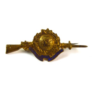 WW1-Era Royal Marine Light Infantry Rifle Sweetheart Brooch