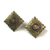 Officer's Gilt and Enamel Rank Star (Pip), 26mm, Pair