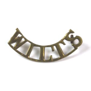 Wiltshire Regiment (Duke Of Edinburgh's) (WILTS, Pre-1959 Pattern) Brass Shoulder Title