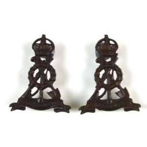 Pioneer Corps (1940-46 Pattern) Officer's Service Dress Collar Badge, Pair