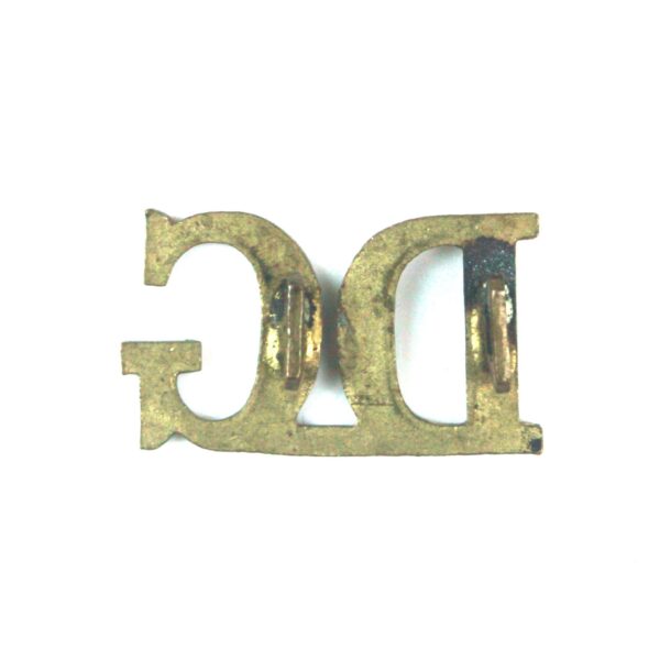 Dragoon Guards (1885-c.1913 Pattern, DG) Brass Shoulder Title - Image 2