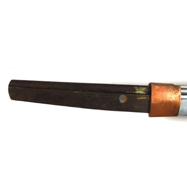 Antique Japanese Naginata Naoshi Wakizashi Sword in Shirasaya Mount - Image 6