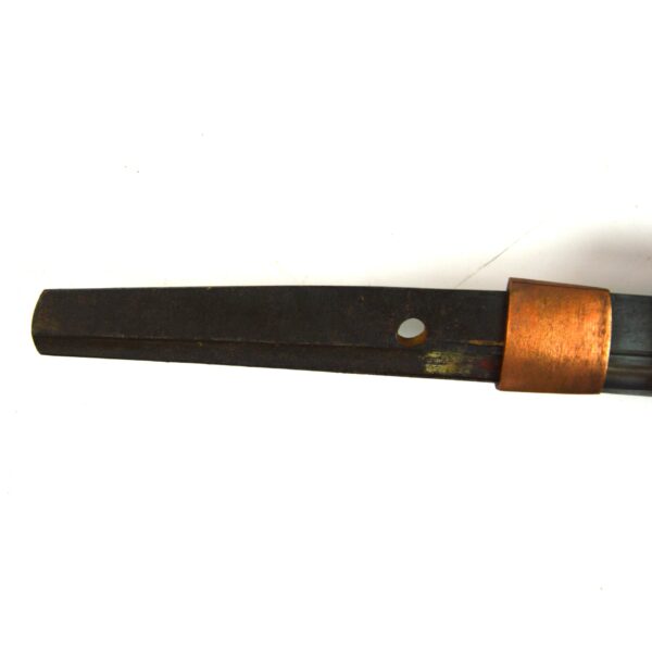 Antique Japanese Naginata Naoshi Wakizashi Sword in Shirasaya Mount - Image 5