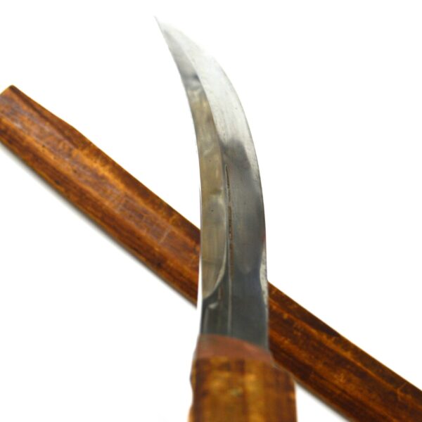 Antique Japanese Naginata Naoshi Wakizashi Sword in Shirasaya Mount - Image 10