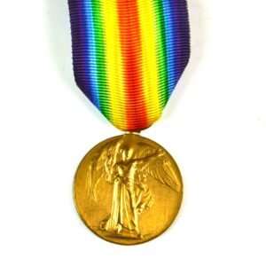 Victory Medal, Signaller Edward Alexander Hodges, Royal Naval Volunteer Reserve