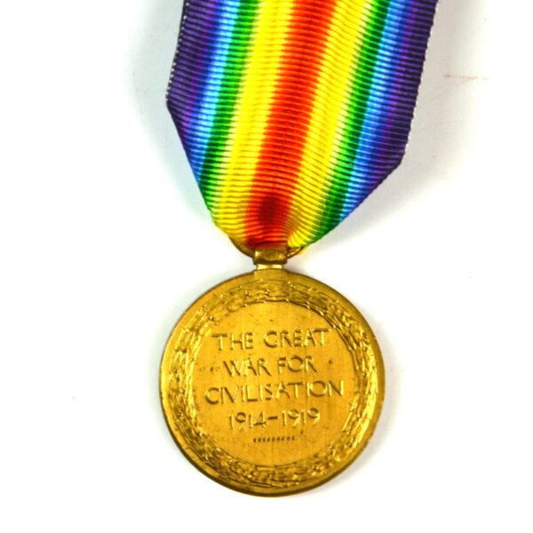 Victory Medal, Signaller Edward Alexander Hodges, Royal Naval Volunteer Reserve - Image 2