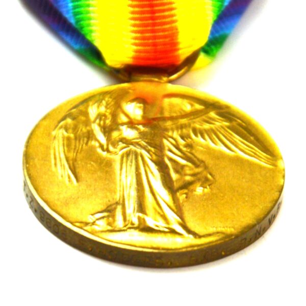 Victory Medal, Signaller Edward Alexander Hodges, Royal Naval Volunteer Reserve - Image 3